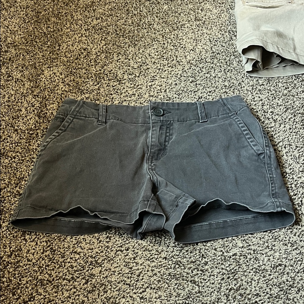 Maurices Women's Slate Gray Jean Shorts